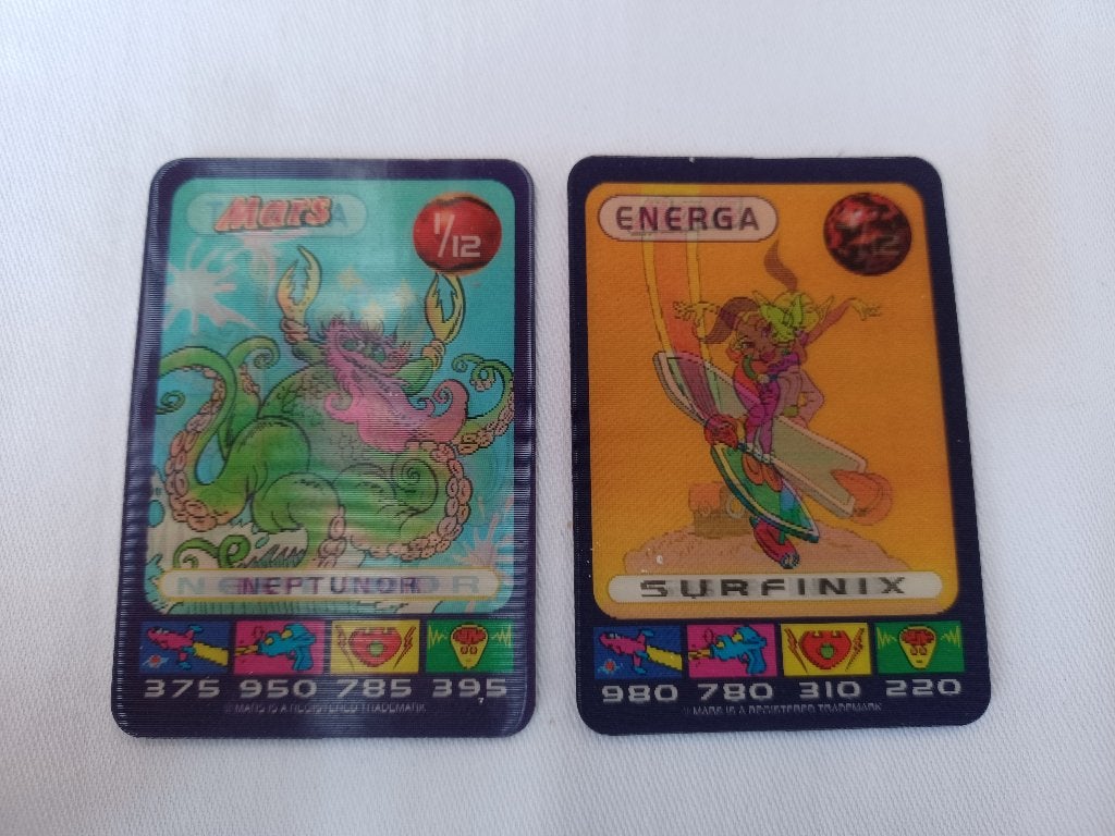 3D-kaarten Spacix (1996), Hobby en Vrije tijd, Ophalen of Verzenden, Zo goed als nieuw, Meerdere plaatjes
