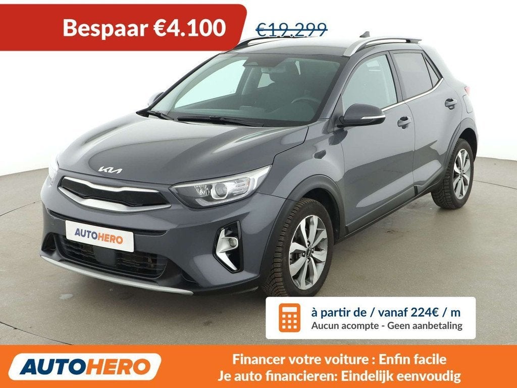 Kia Stonic 1.0 TGDI Active (bj 2023, automaat), Auto's, Kia, Stof, Gebruikt, 74 kW, SUV of Terreinwagen