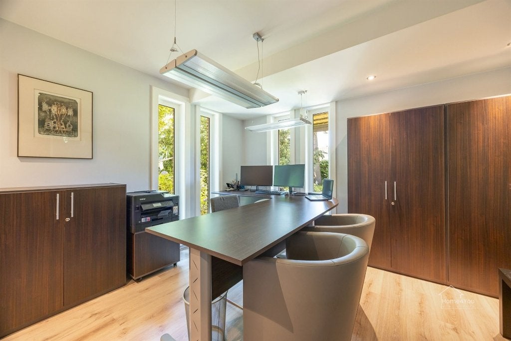 Bureau meubelen, Maison & Meubles, Bureaux, 160 cm, Comme neuf, Brun, 80 cm