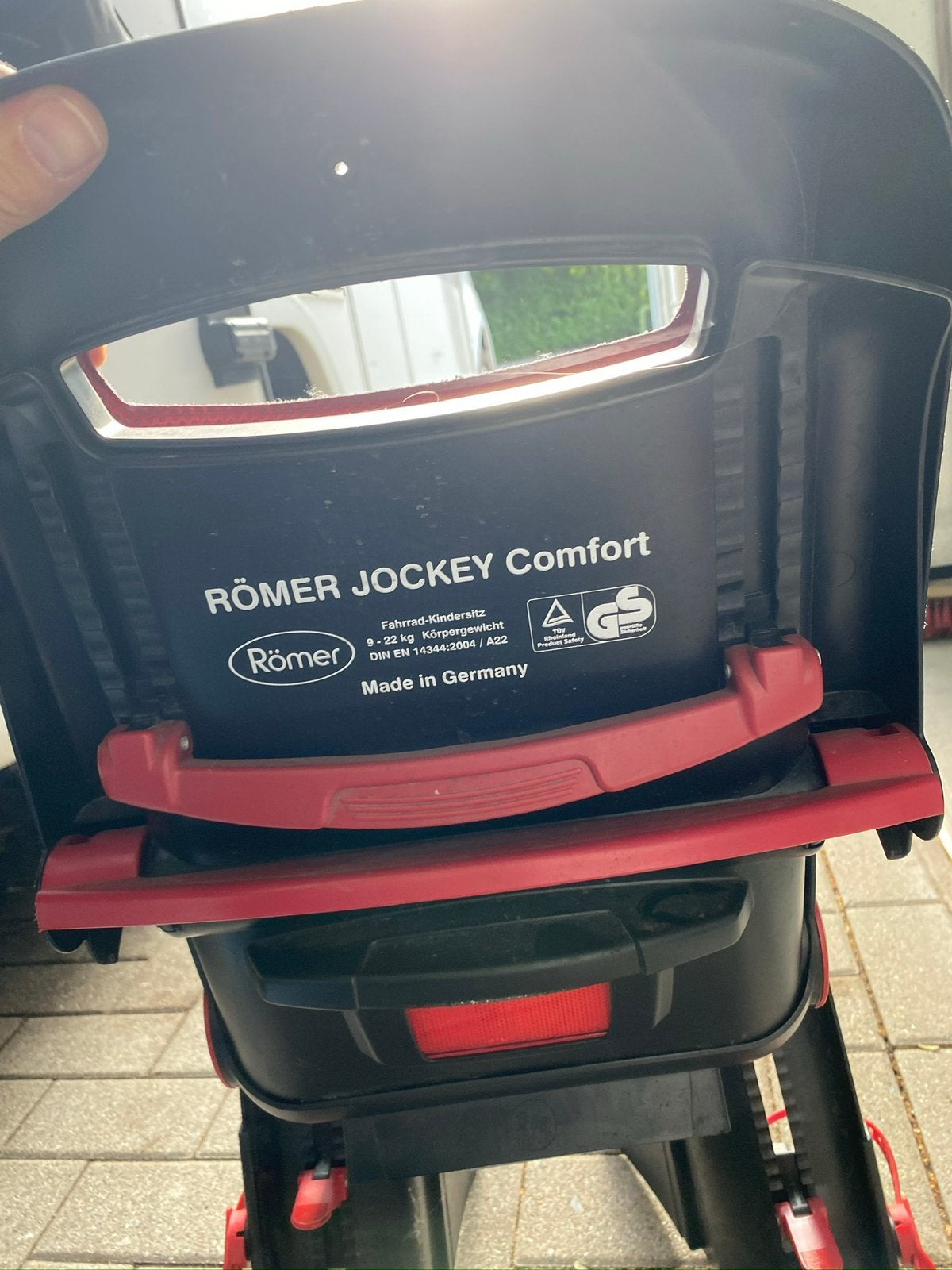 Fietsstoel Römer Jockey Comfort, 0 à 18 kg, Repose-pieds, Enlèvement, Utilisé