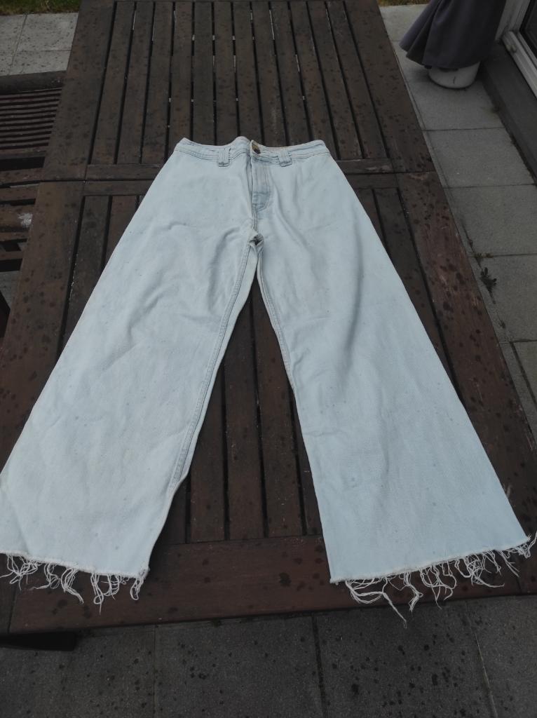Licht blauwe Stradivarius jeans maat 38, Enlèvement, Porté, Bleu, Stradivarius