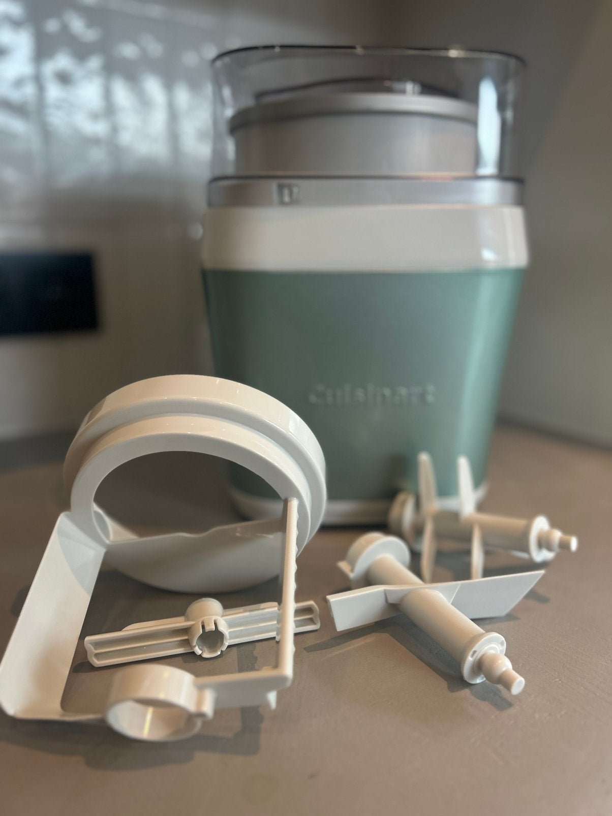 Nieuw IJS- EN SORBETMACHINE Cuisinart, Ophalen, Zo goed als nieuw, Koelelement