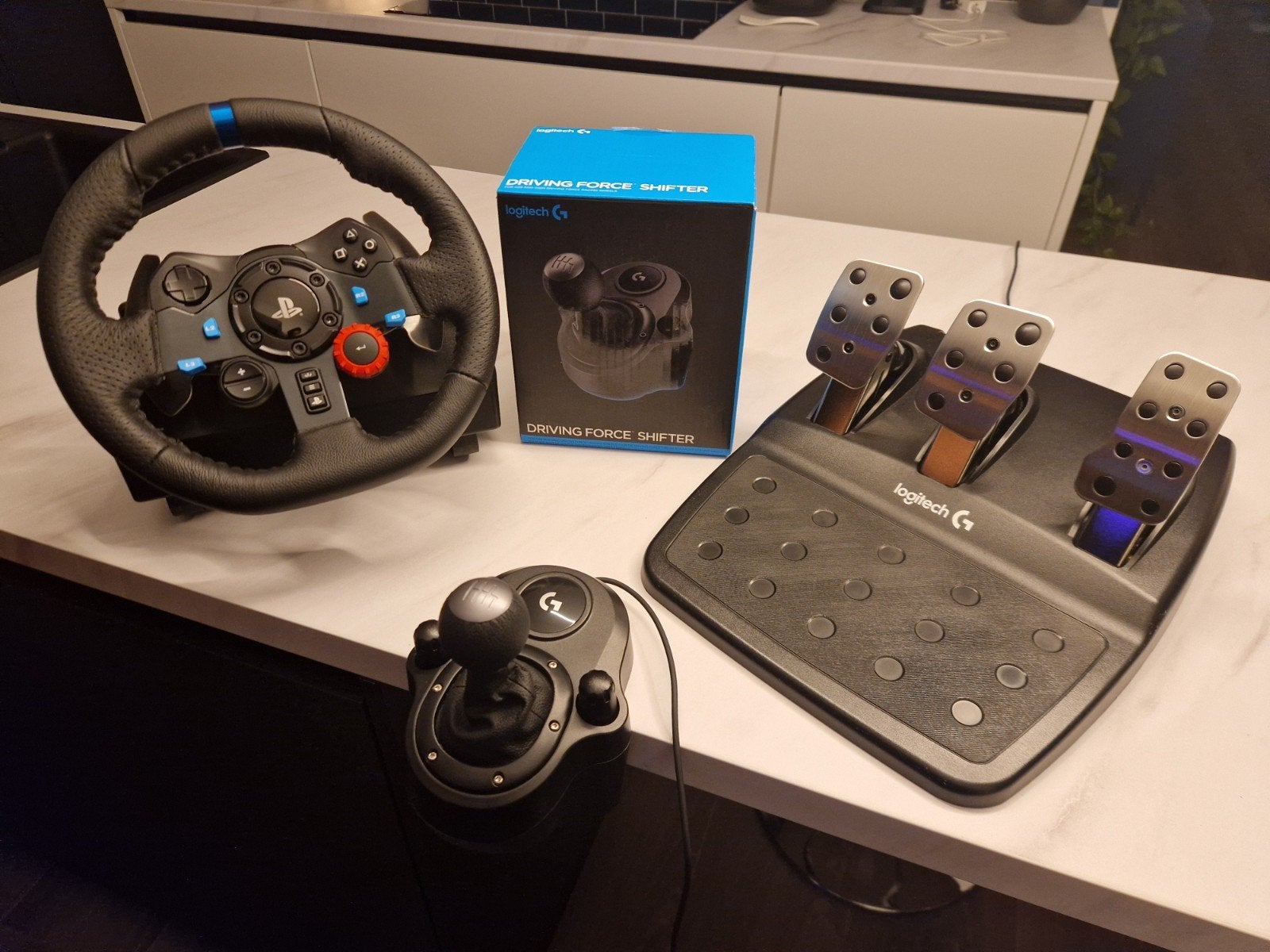 Logitech G29 + Pedalen + Shifter | PC/PlayStation, Ophalen, Racestuur, Force feedback, PlayStation