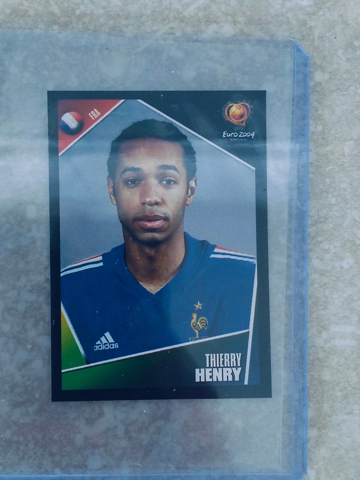 Panini sticker Euro 2004 Thierry Henry Frankrijk, Enlèvement ou Envoi, Autocollant