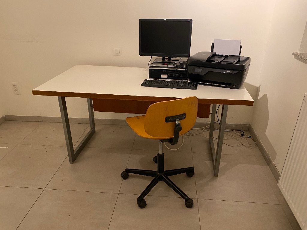 Bureau van 1,60 breed, Ophalen, Gebruikt, 160 cm, Overige typen