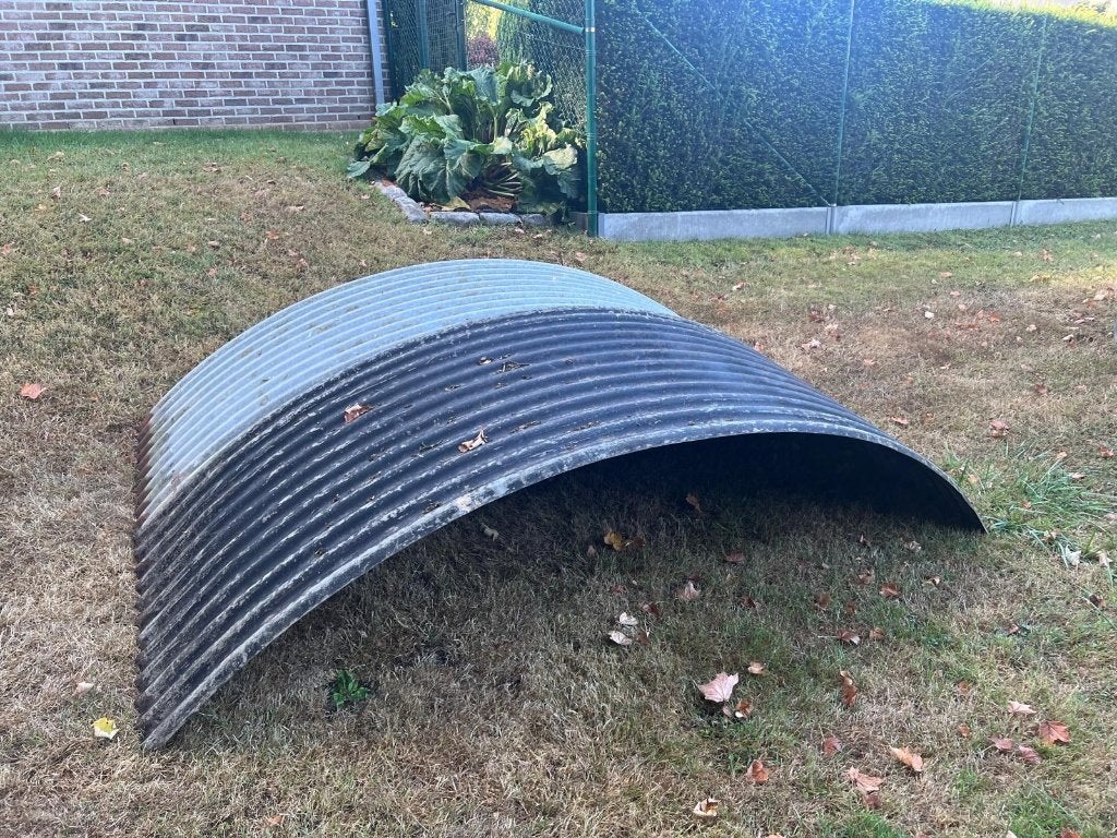 gebogen golfplaten, Enlèvement, Utilisé, Métal, Tôle ondulée