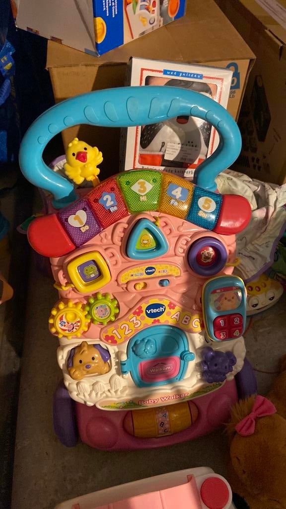 Vtech loopwagen, Kinderen en Baby's, Ophalen, Zo goed als nieuw
