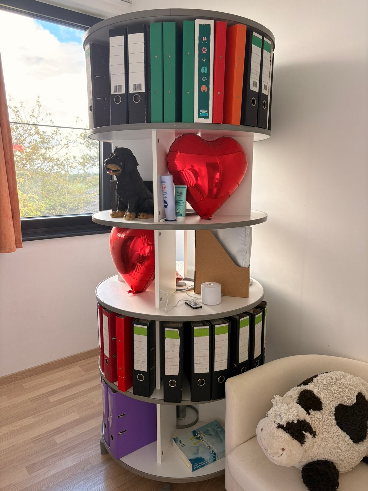 Colonne de classement | Moulin de classement | 5 étages, Maison & Meubles, Enlèvement, Comme neuf, 50 à 100 cm, 150 à 200 cm