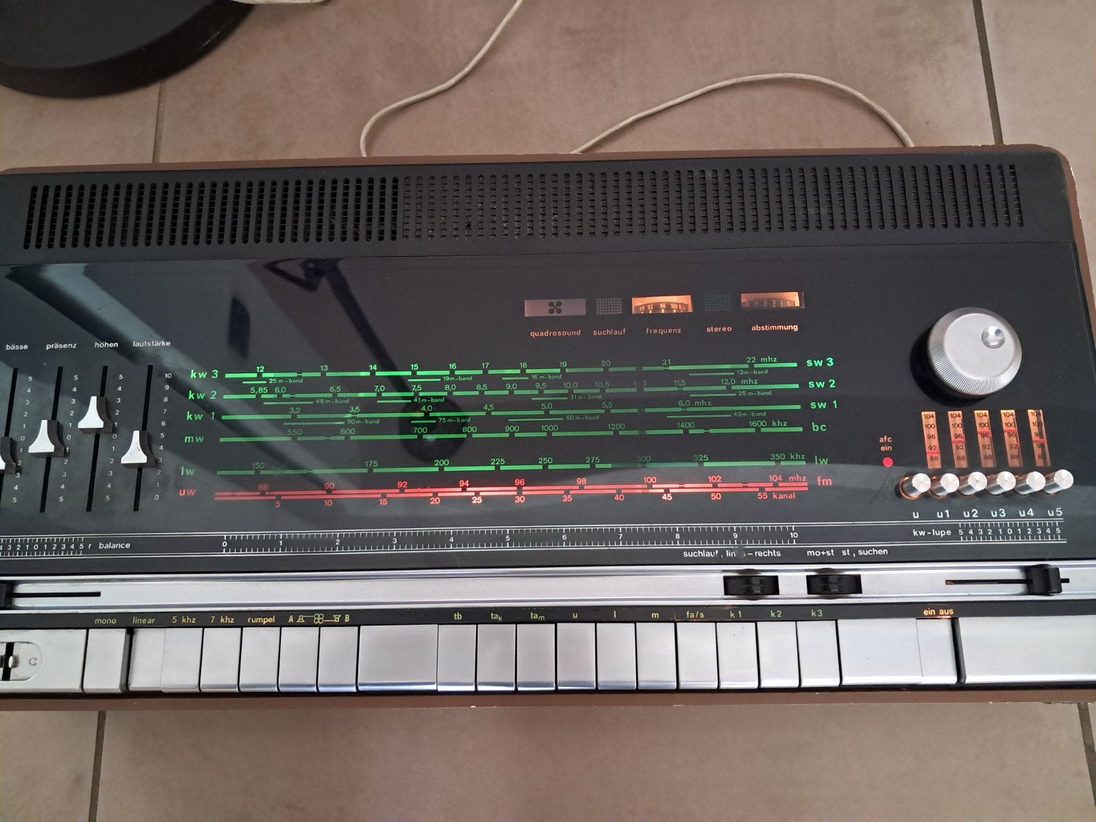 Vintage Radio/Receiver Loewe Opta, Ophalen, Gebruikt, Overige merken