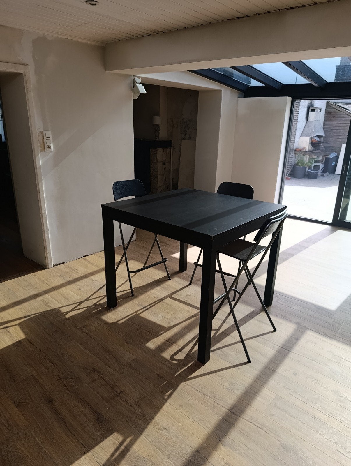 Table haute + 4 chaises hautes, Ophalen