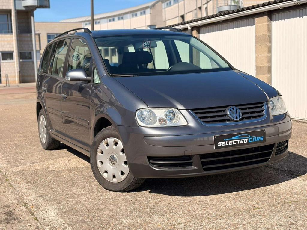 Volkswagen Touran 1.9 TDi Highline 7 Place, Autos, Argent ou Gris, Achat, 105 ch, 4 portes