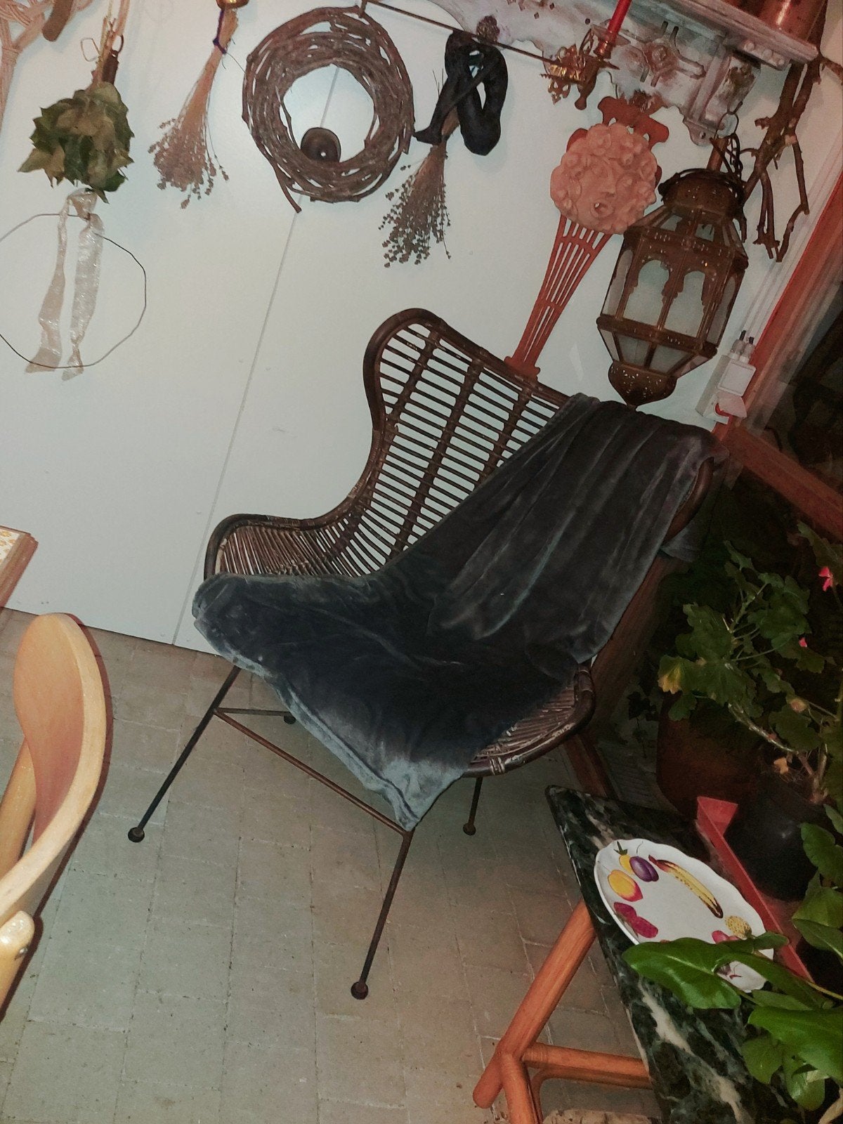 Mooie rotan zetel, Ophalen of Verzenden, Rotan