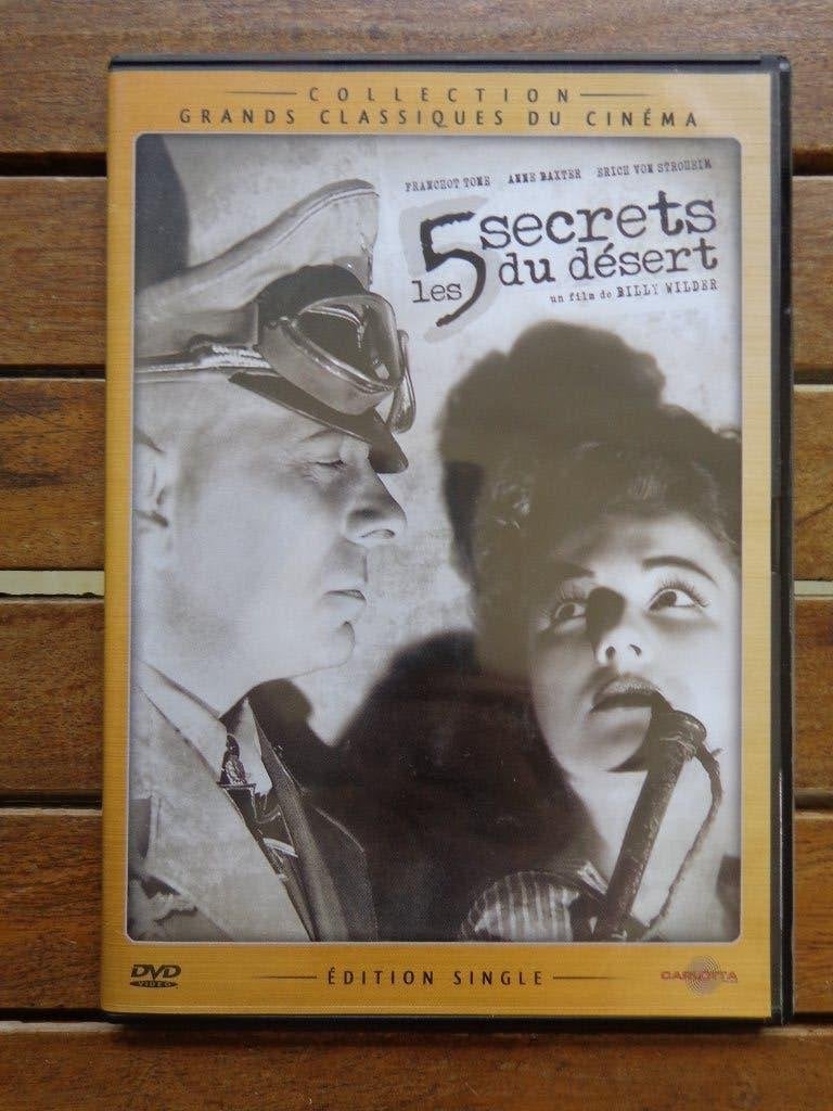 )))  Les Cinq Secrets du Désert  //  Billy Wilder  (((, CD & DVD, DVD | Aventure, Enlèvement ou Envoi, Tous les âges, Comme neuf
