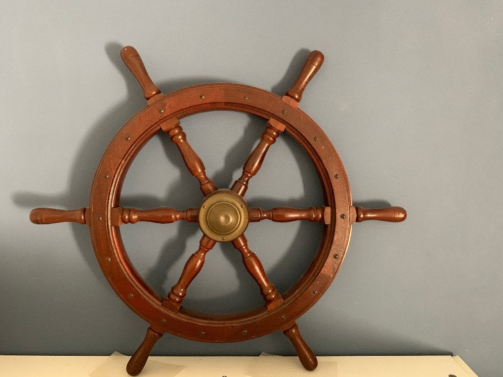 chantier naval, Objet de décoration, Comme neuf, Enlèvement, Bois