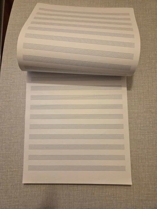 Papier à lettres Musicalia A4, neuf., Enlèvement ou Envoi, Neuf