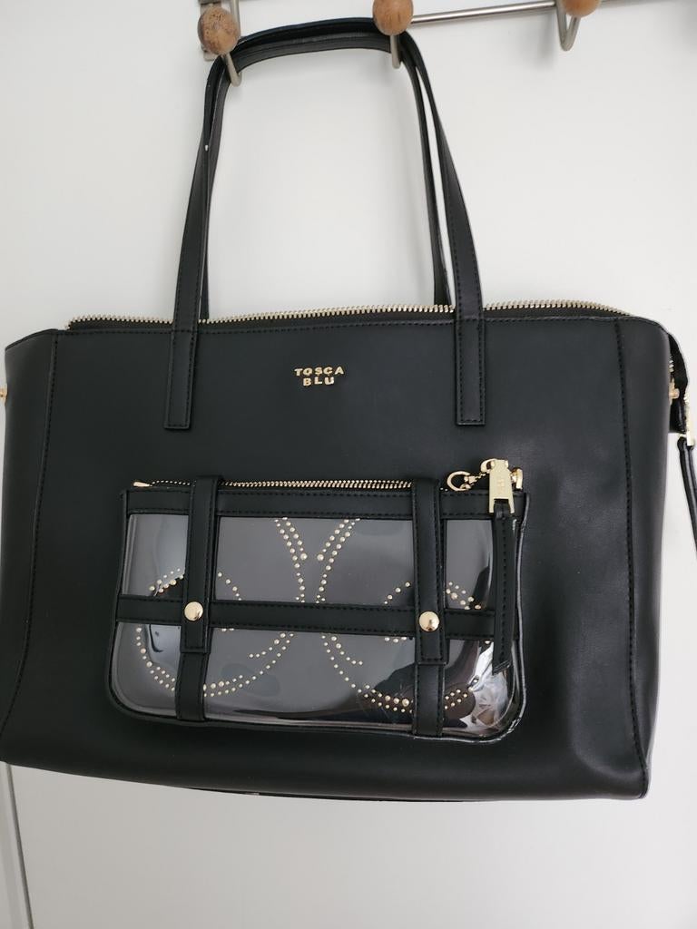 Handtas nieuw tosca.blu 2in1 65euro, Ophalen, Zwart, Handtas