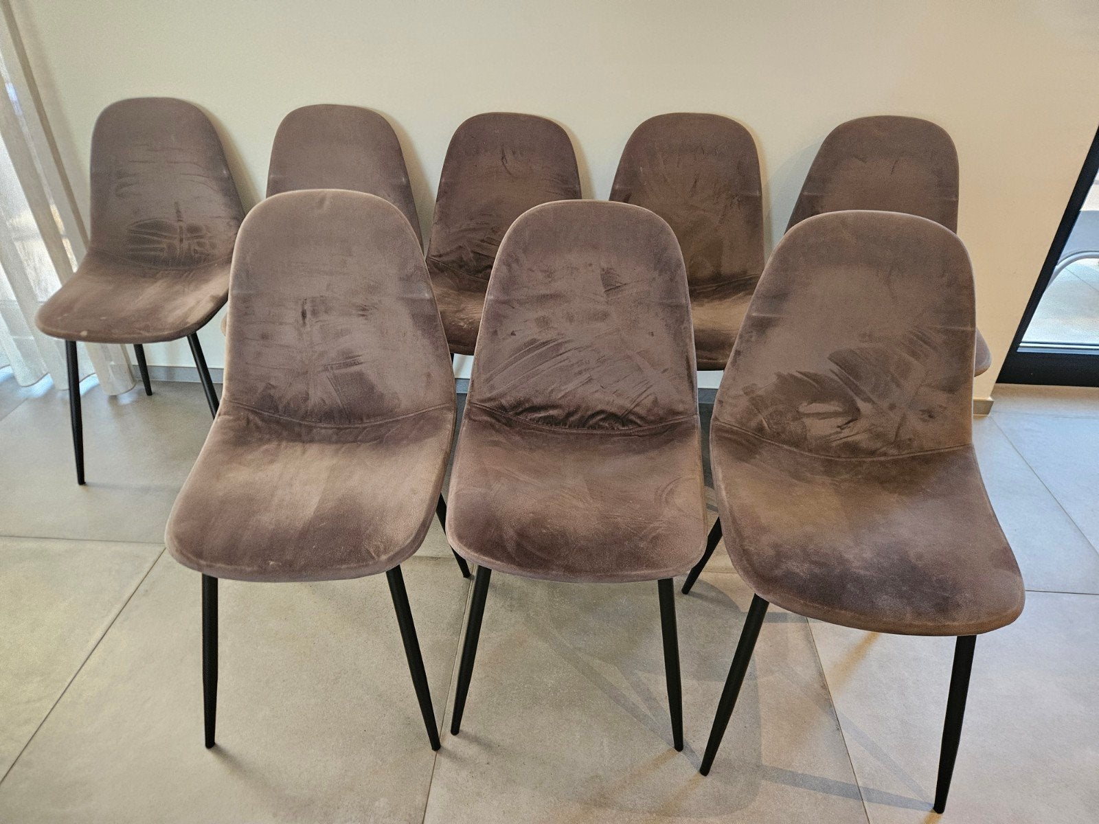 Velvet stoelen, Huis en Inrichting, Ophalen