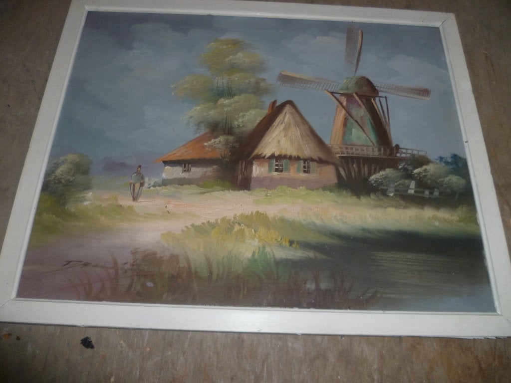 SCHILDERIJ OP DOEK, Antiek en Kunst, Ophalen
