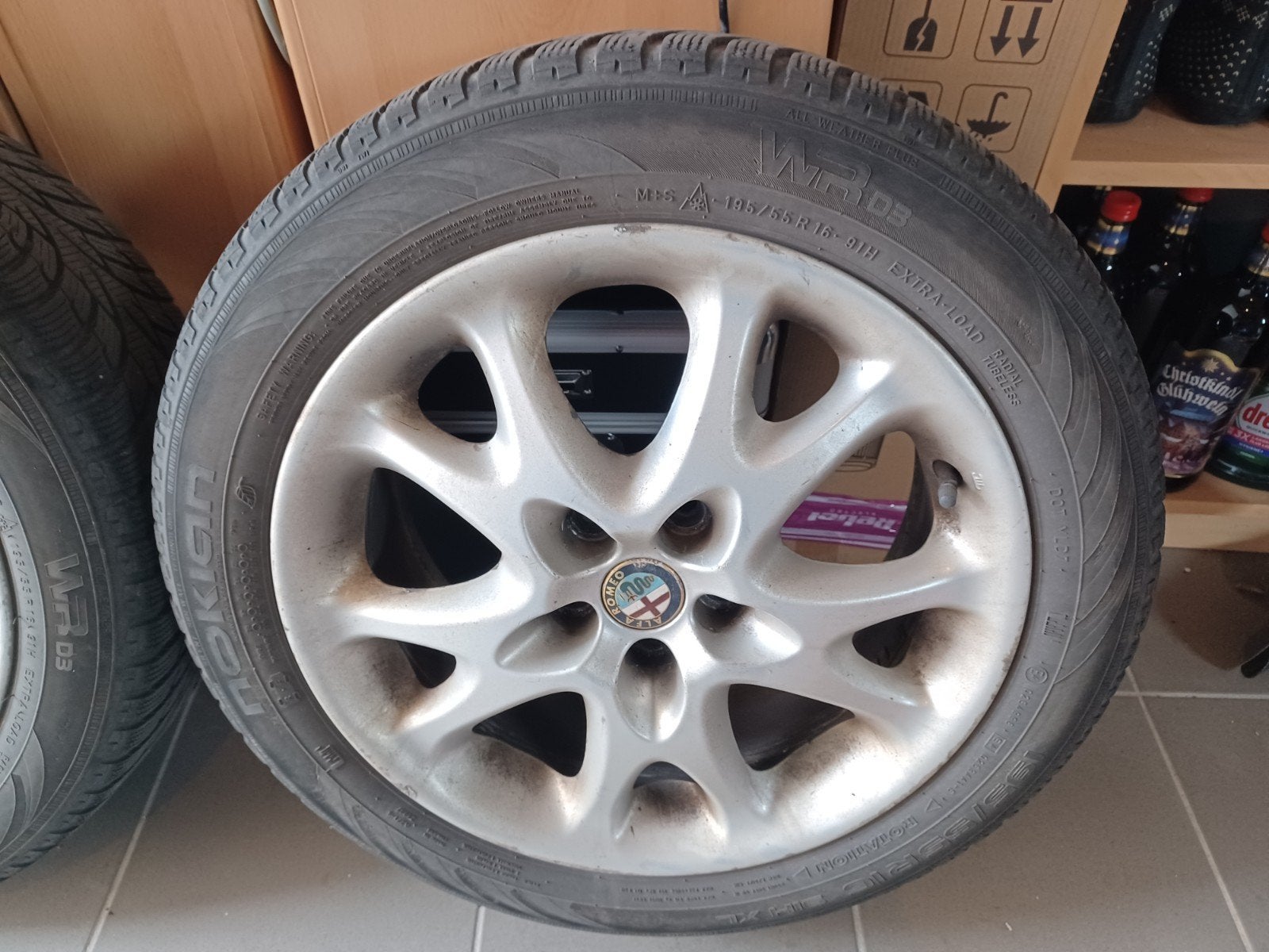 Jantes Alfa/Fiat 5x98, Pneus hiver, 16 pouces, Véhicule de tourisme, Pneu(s)