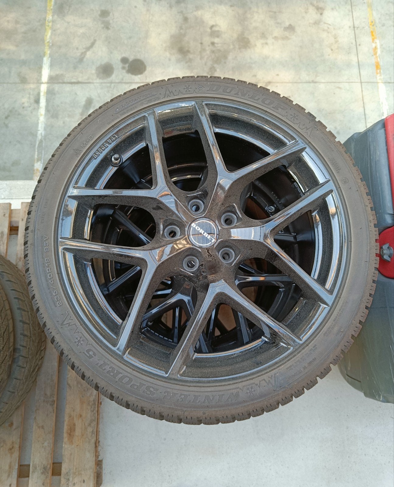 Pack jantes BORBET 18"(5x114.3) + Pneus❄️235/40 R18 95V XL, Enlèvement