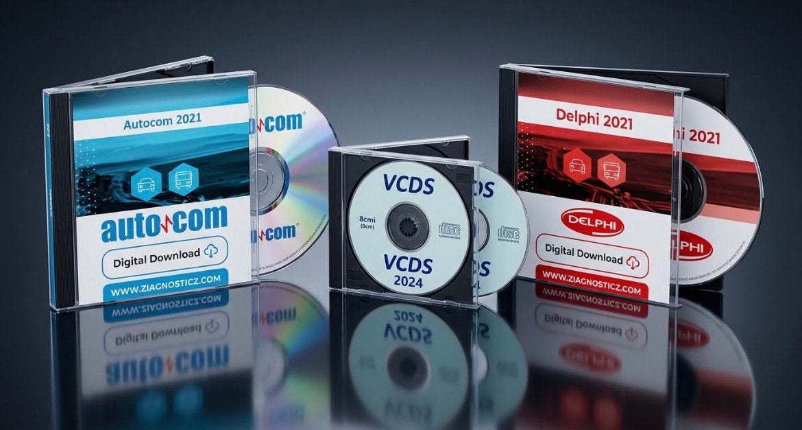 Lot 3 cd vcds autocom delphi, Enlèvement ou Envoi