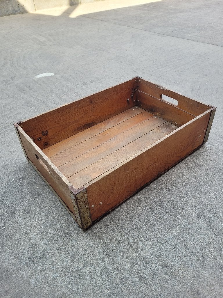 Vintage houten transportkrat USA 1948, Gebruikt, 50 tot 100 cm, 5 – 50, 50 tot 75 cm