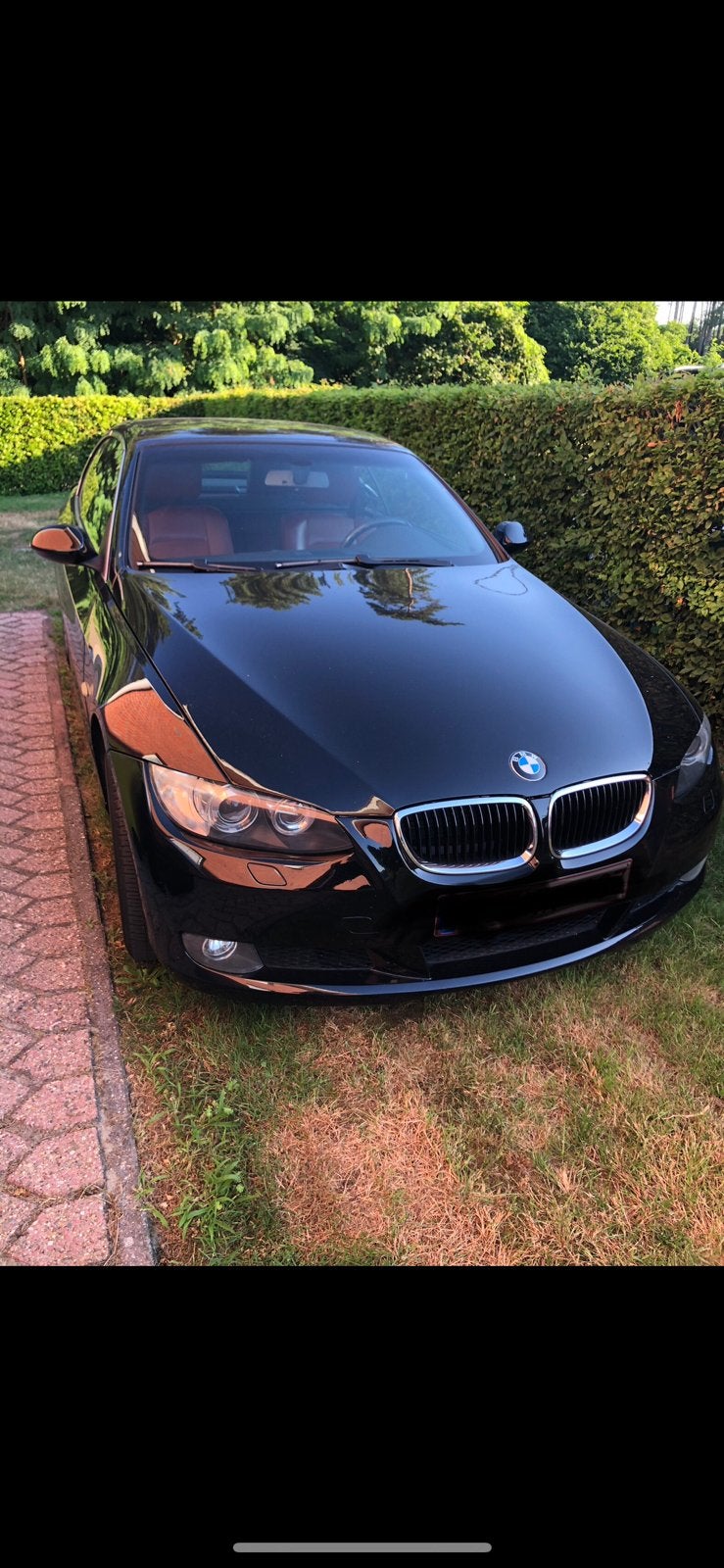 BMW 320i Cabrio, Achterwielaandrijving, Cabriolet, Leder en Stof, Zwart