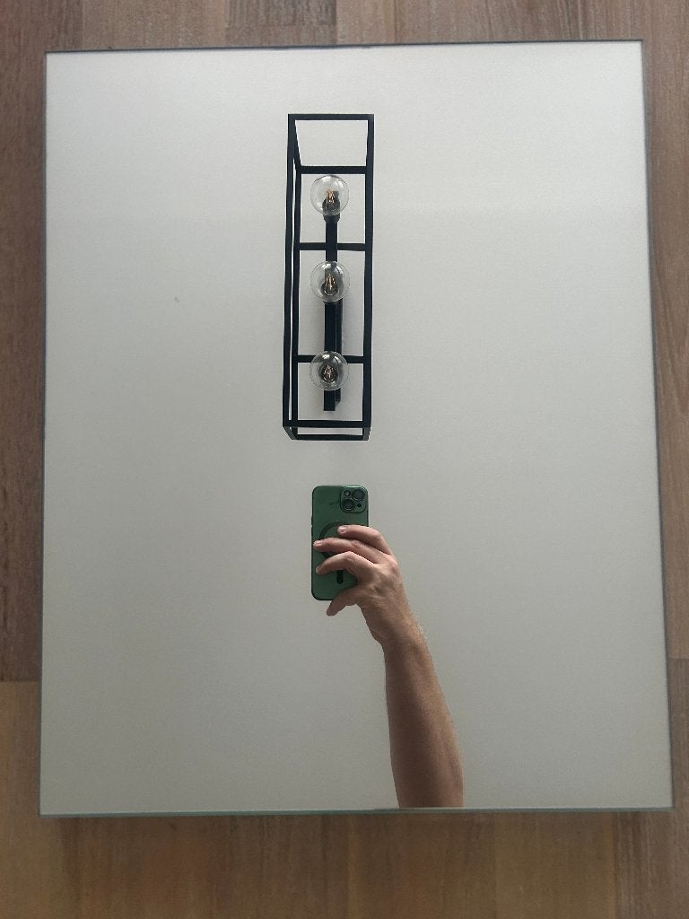Nieuwe hangspiegel, Huis en Inrichting, Ophalen, Minder dan 50 cm, Nieuw, Minder dan 100 cm
