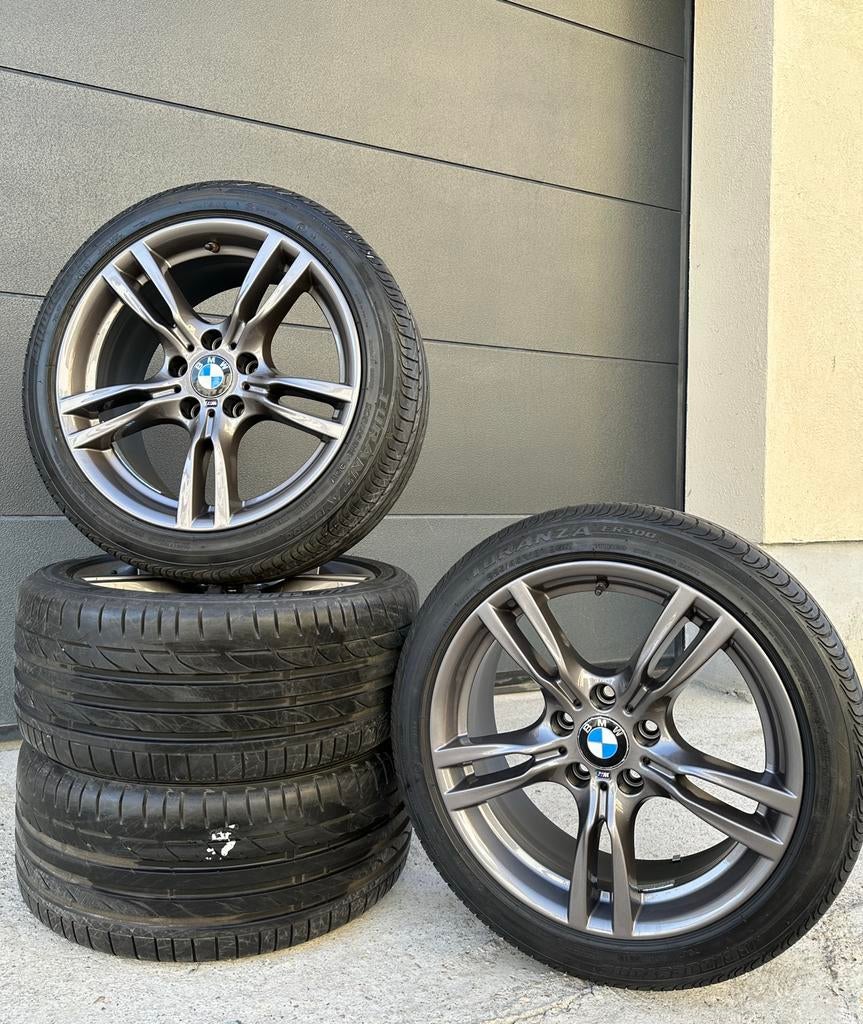4 Jantes 18" 400M Bmw Noir Origine 5x120, Enlèvement ou Envoi