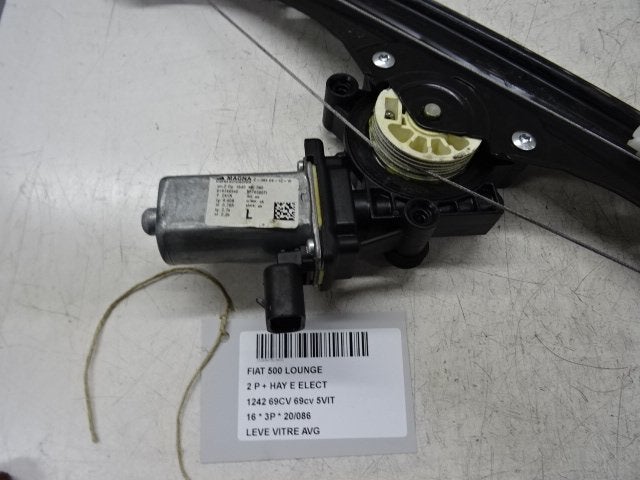 MOTOR RAAMMECHANIEK LINKS VOOR Fiat 500 (312) (519760940), Gebruikt, Voor, Fiat