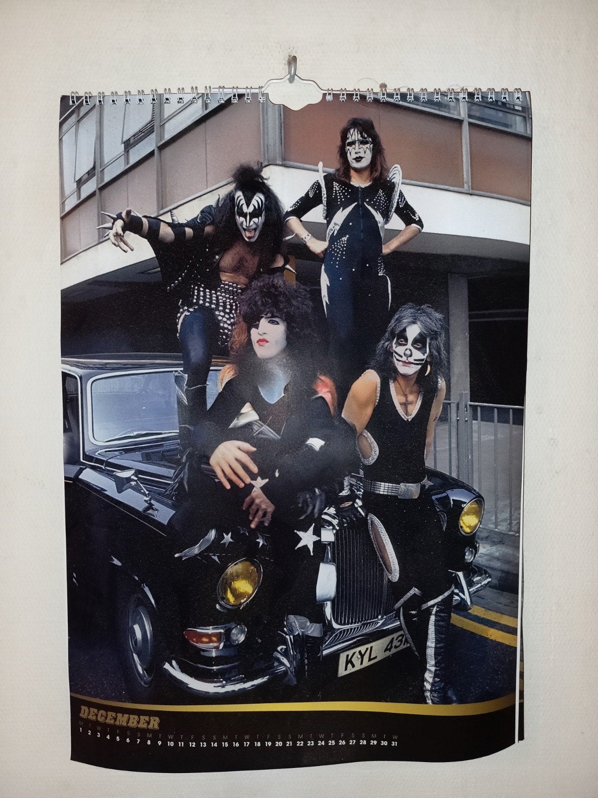 Calendrier Kiss 2014, Divers, Calendriers, Enlèvement ou Envoi, Calendrier mensuel, Comme neuf