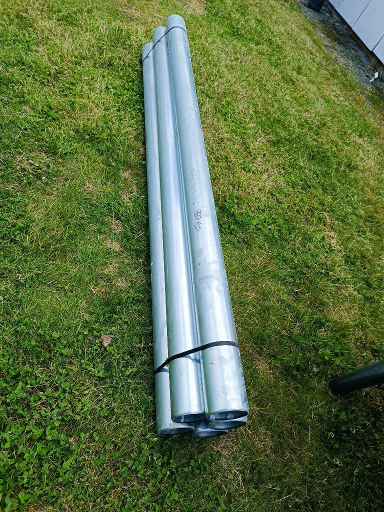 Descente de gouttière en zinc, Neuf, 80 mm ou plus, Zinc, 2 à 4 mètres