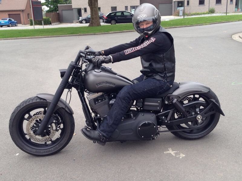 Originele uitlaat Fat Bob 2013, Motoren, Ophalen, Gebruikt