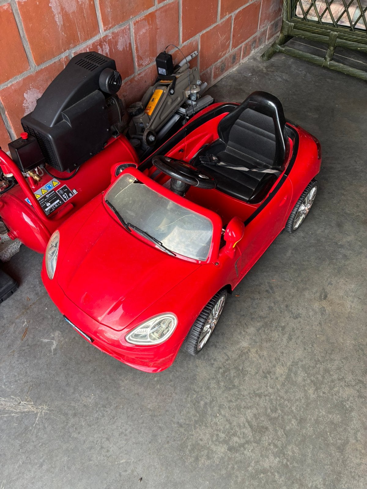 Porsche accuvoertuig kinderen, Ophalen, Zo goed als nieuw