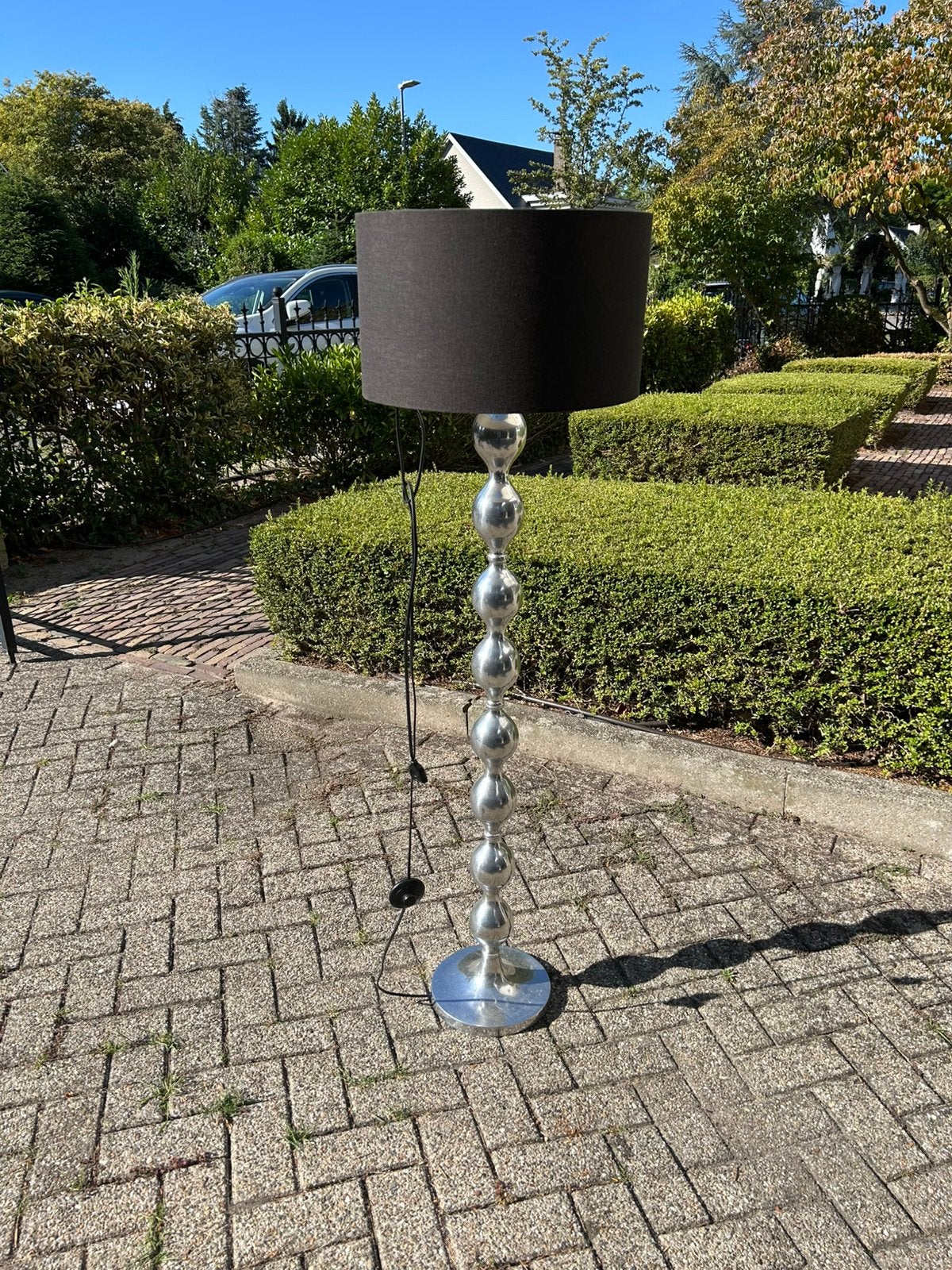 Te koop mooie staande lamp, Huis en Inrichting, Lampen | Vloerlampen, Ophalen, Metaal, E27 (groot), Zo goed als nieuw