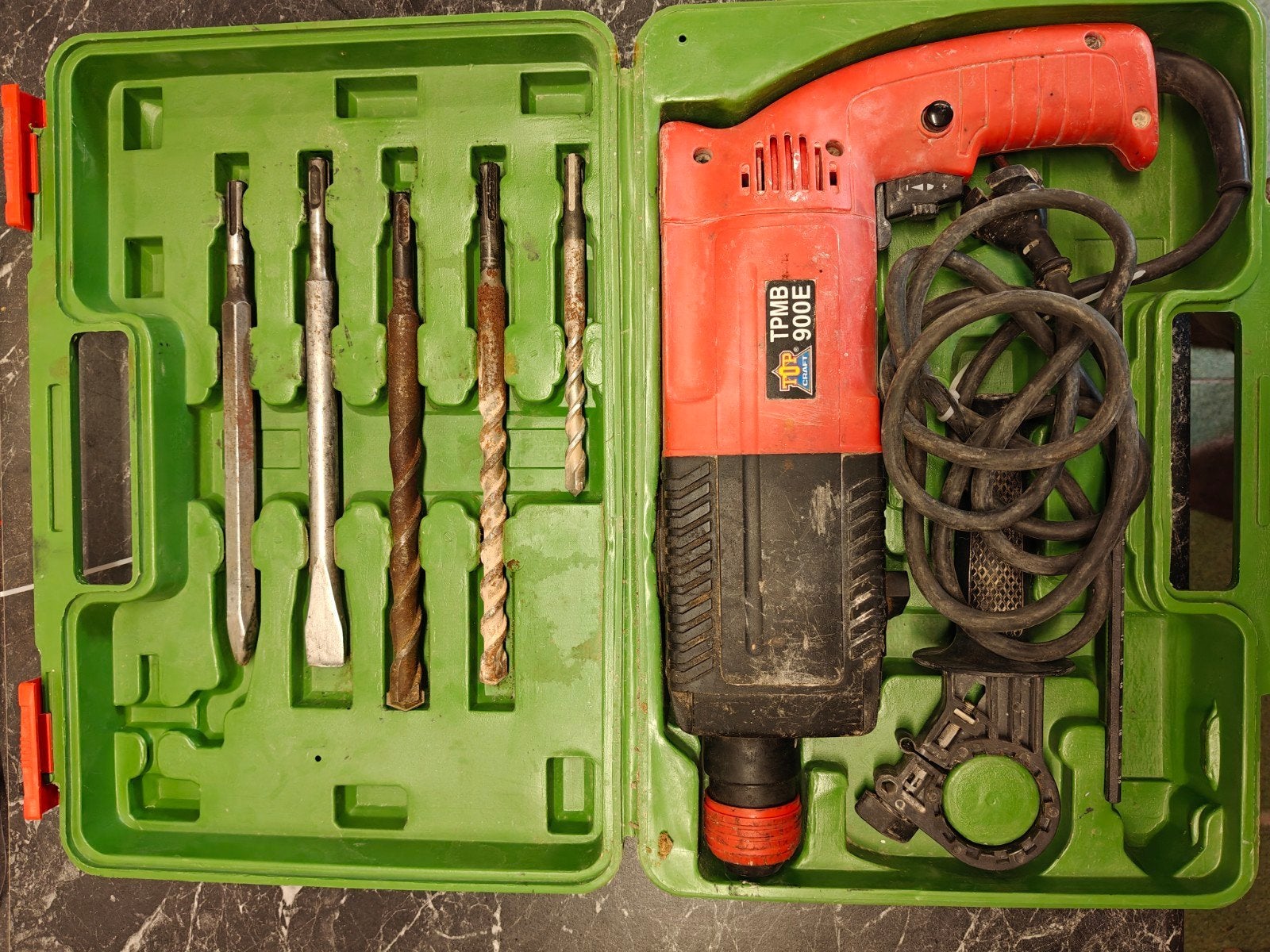 Schieter/boorhamer Topcraft, Doe-het-zelf en Bouw, Ophalen, Boor- en/of Breekhamer, Klopboormechanisme, Gebruikt