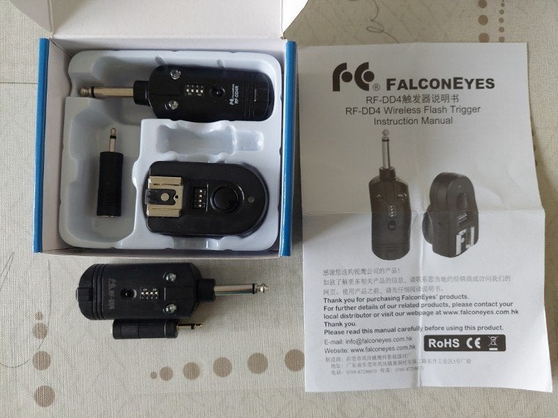 Radio Trigger SET RF-DD4 met Extra Ontvanger, Audio, Tv en Foto, Fotografie | Fotostudio en Toebehoren, Ophalen, Zo goed als nieuw