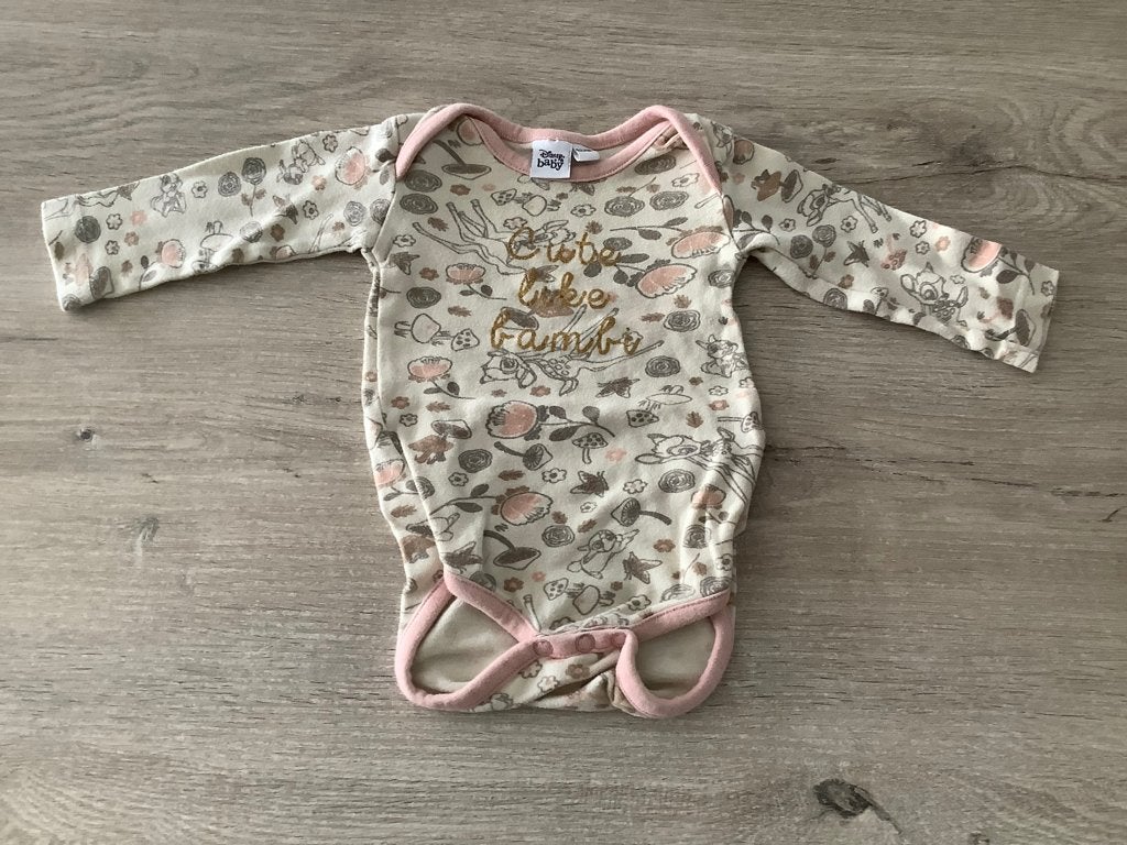 Disney Bambi Baby romper (Maat 62), Kinderen en Baby's, Nacht- of Onderkleding, Jongetje of Meisje, Disney Baby, Ophalen of Verzenden
