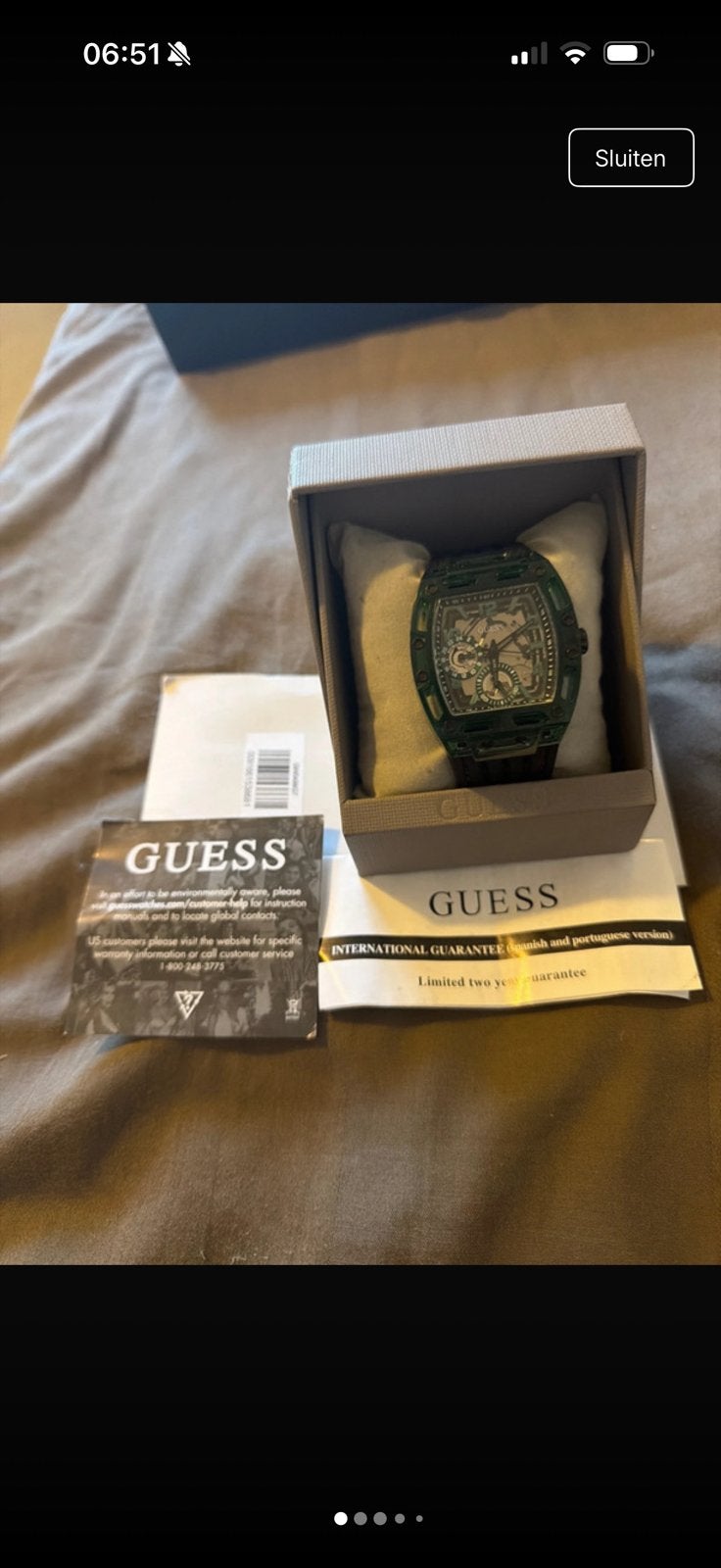 Guess Phoenix horloge, Bijoux, Sacs & Beauté, Montres | Hommes, Enlèvement ou Envoi, Comme neuf, Synthétique