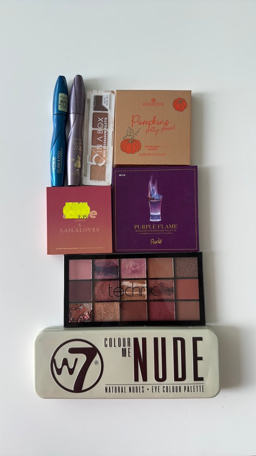 Set de maquillage pour les yeux - 6 palettes + 2 mascaras, Bijoux, Sacs & Beauté, Beauté | Cosmétiques & Maquillage, Comme neuf