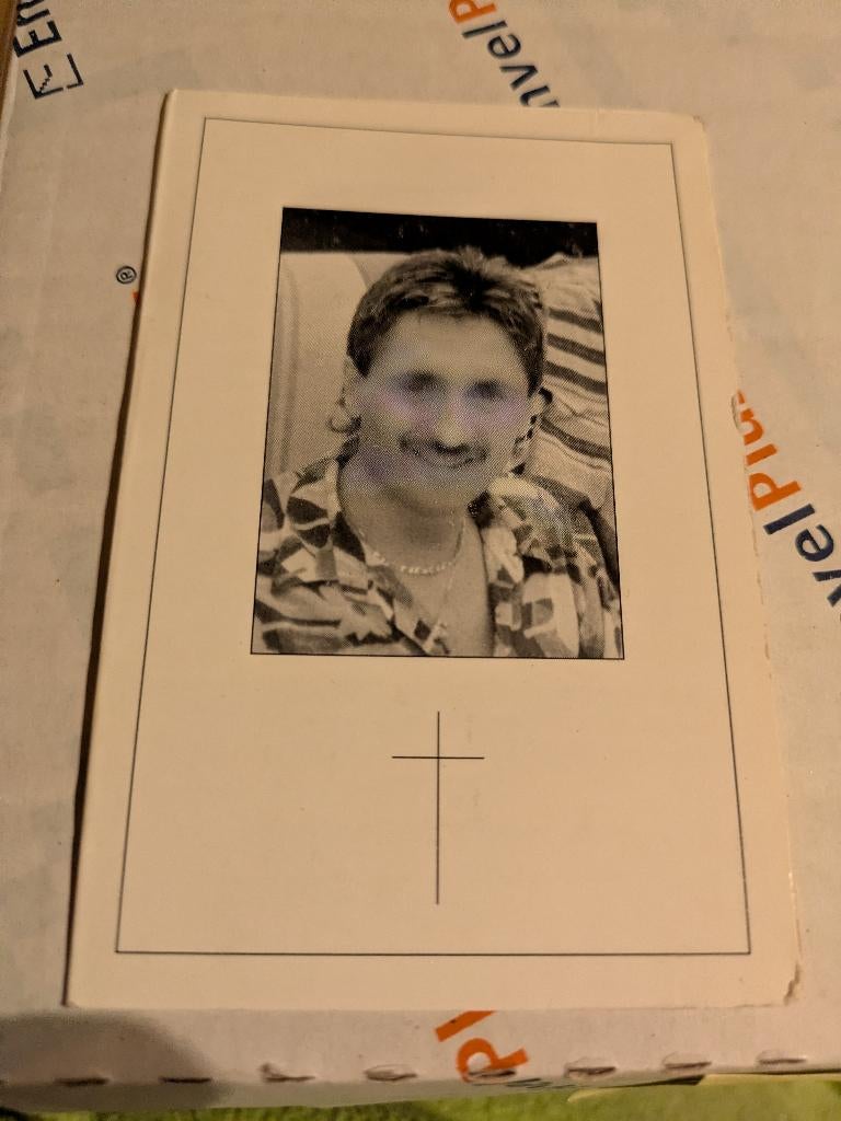 Dp Ronny almey, Verzamelen, Bidprentjes en Rouwkaarten, Ophalen of Verzenden, Bidprentje