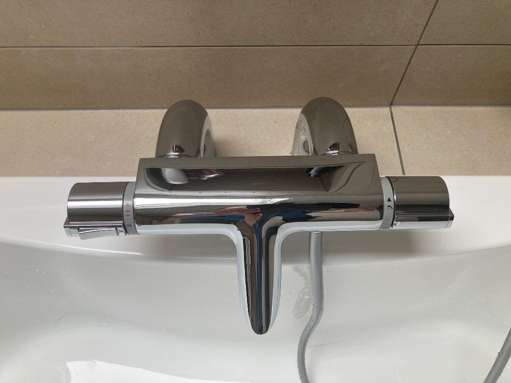 Bad/douchekraan Grohe, Bricolage & Construction, Enlèvement, Utilisé, Chrome, Robinet