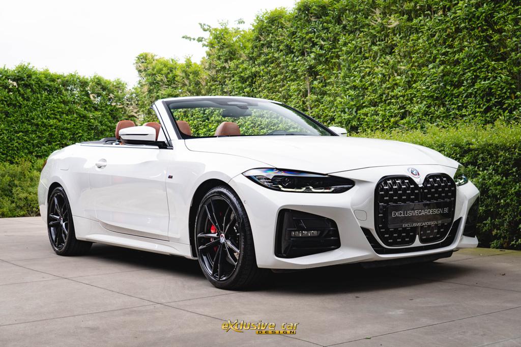 BMW 430 i Cabrio M-Sport, Auto's, Euro 6, 4 cilinders, Cabriolet, Wit