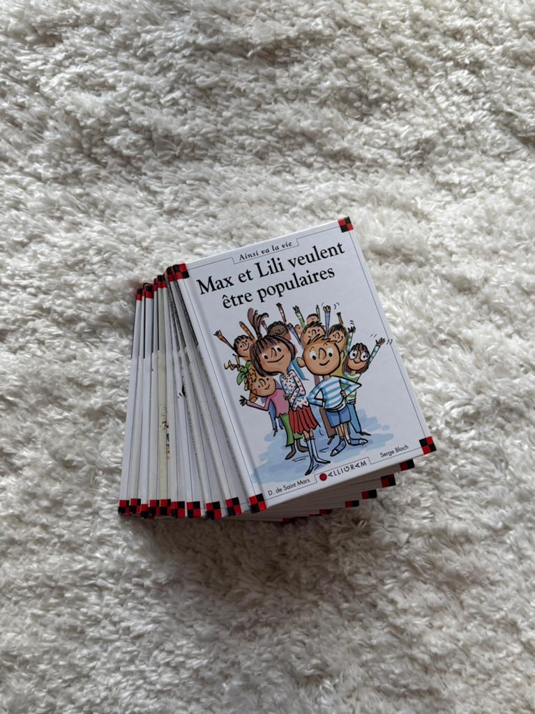 Set van 10 boeken „Max en Lili” (collectie Ainsi va la vie), Boeken, Stripverhalen, Zo goed als nieuw, Meerdere stripboeken, Ophalen of Verzenden