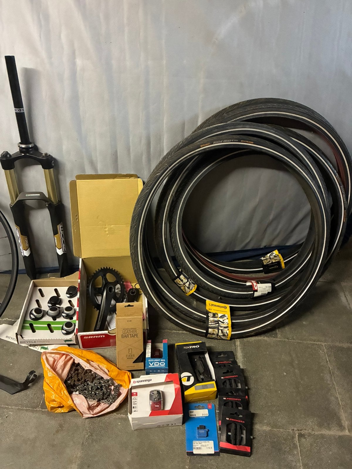 Lot fiets artikelen, Vélos & Vélomoteurs, Accessoires vélo | Autres Accessoires de vélo, Comme neuf, Enlèvement