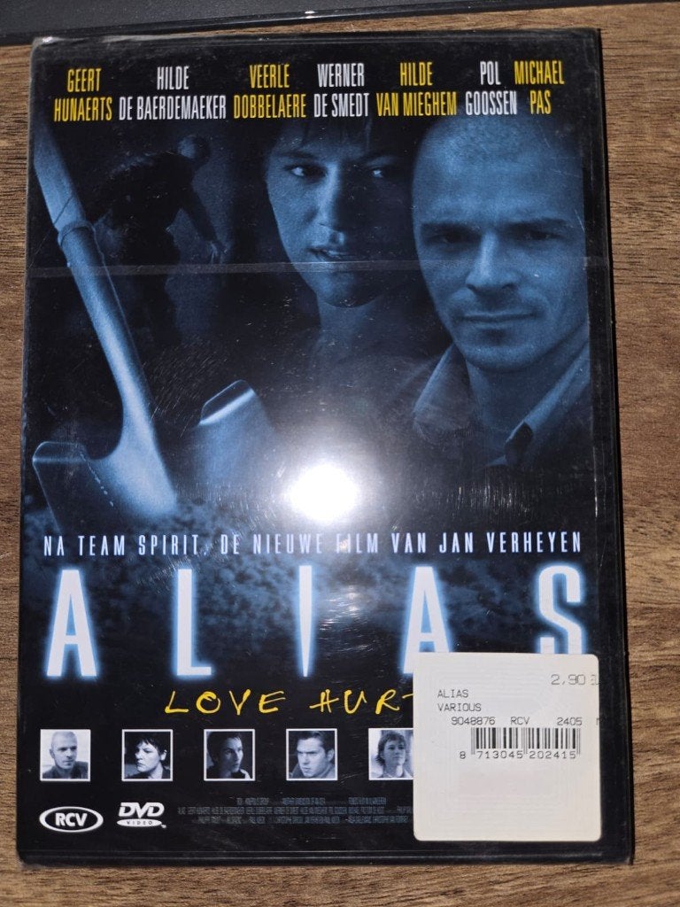 DVD Alias Love Hurts - Jan Verheyen - Sealed, Cd's en Dvd's, Vanaf 16 jaar, Actiethriller, Nieuw in verpakking, Inclusief doosje