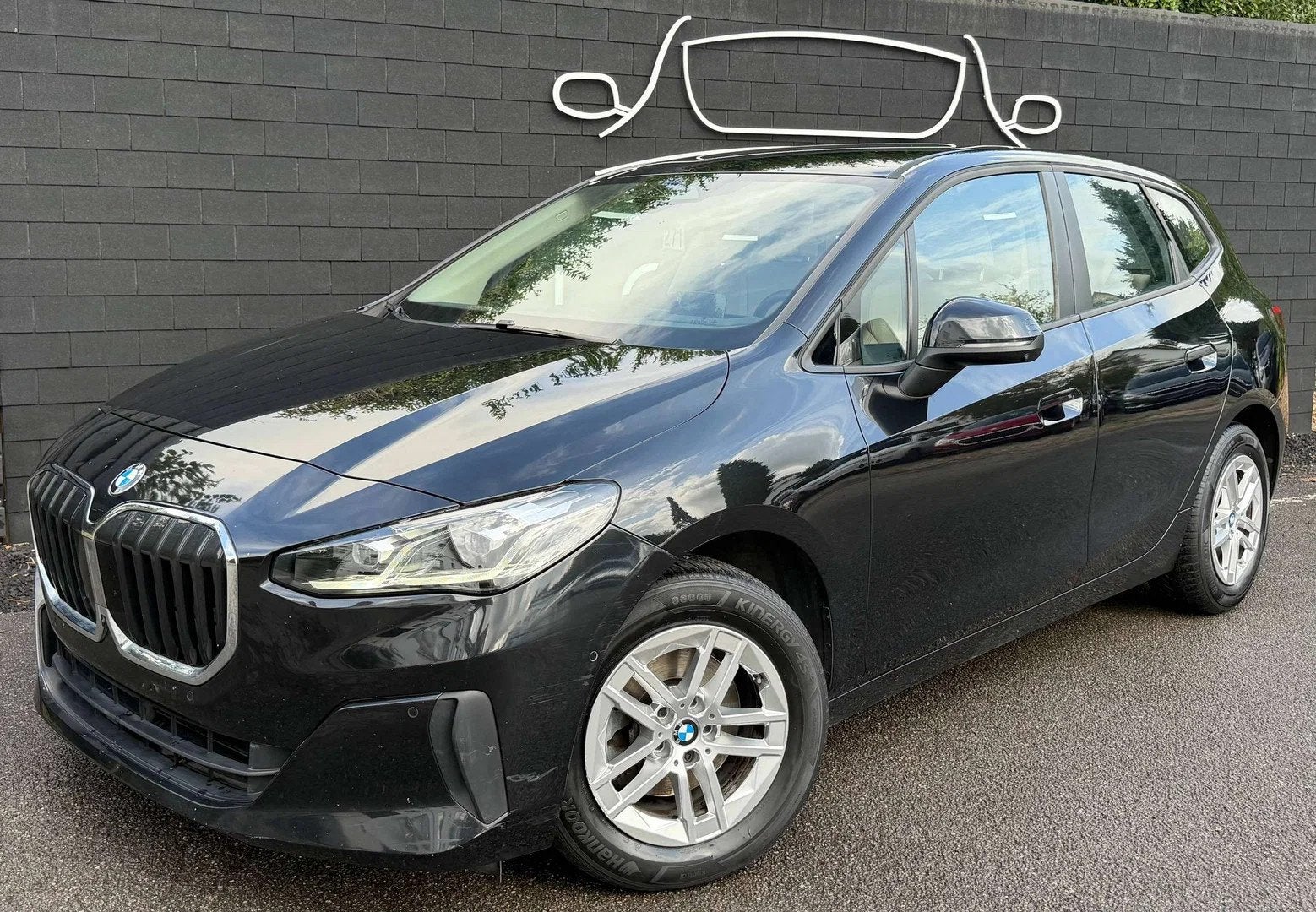BMW 2 Serie 220 Active Tourer i NAVI+HEAD UP+PACK M INT+CAME, Autos, Cuir, Achat, Beige, Autre carrosserie
