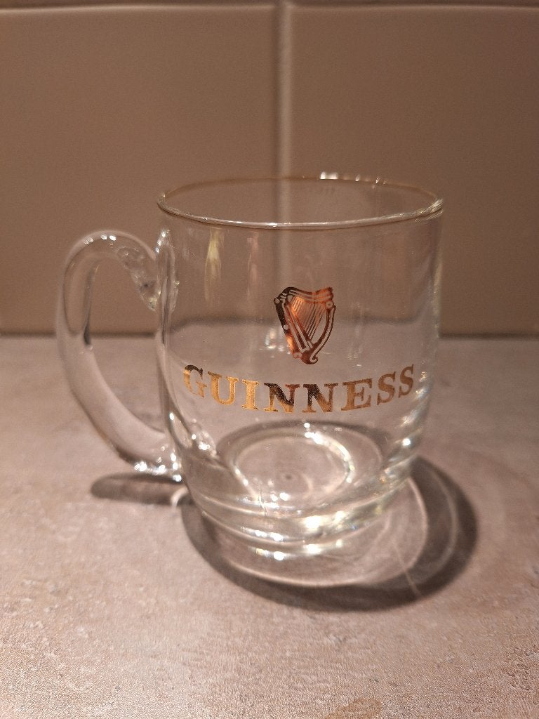 Guinness Half pint Waterford Crystal "tankard" glas, Verzamelen, Ophalen of Verzenden, Gebruikt, Bierglas
