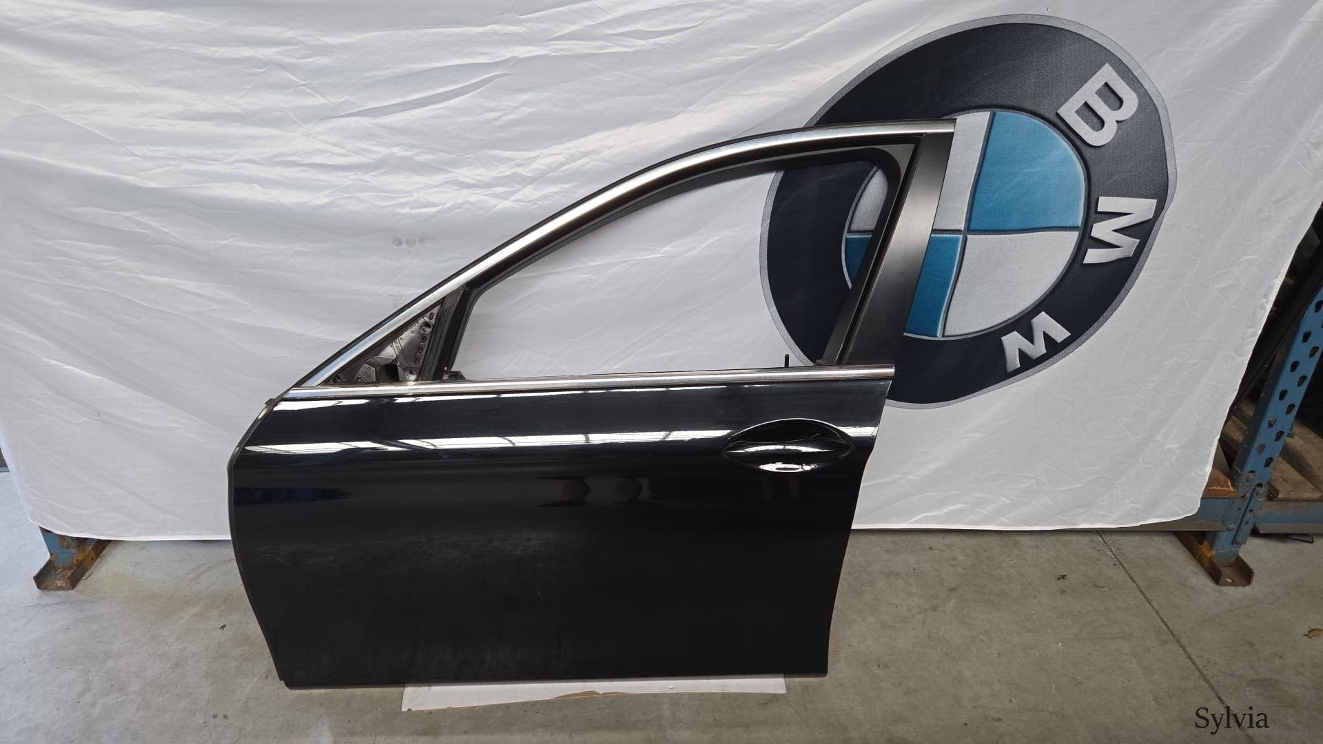 Links voor deur portier BMW 5 serie F10 F11 F18 + LCI Schwar, -, Utilisé, Porte, -