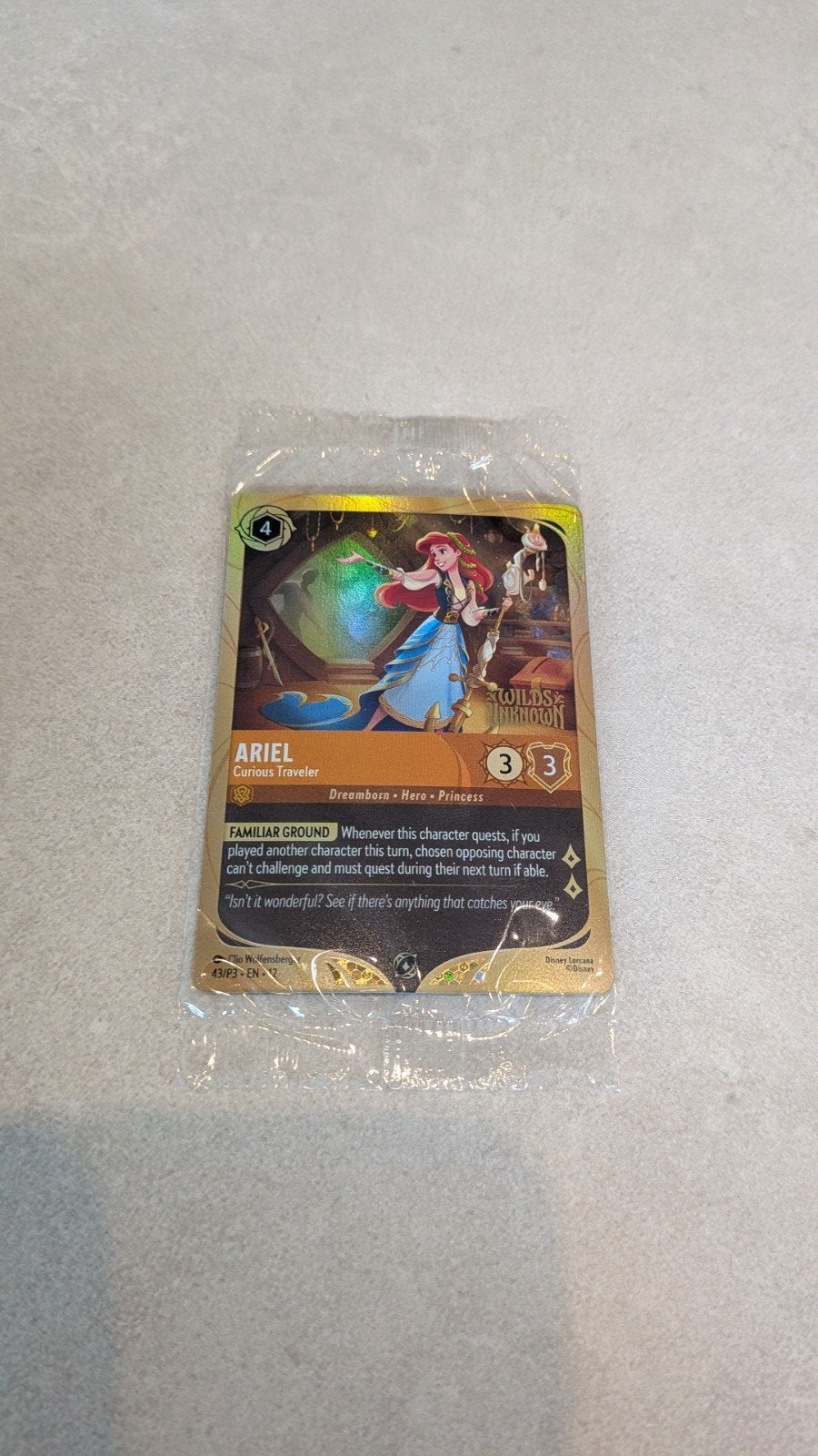 Lorcana pre release promo ariel, Hobby en Vrije tijd, Verzamelkaartspellen | Overige, Ophalen